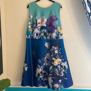 Julia Jordan scuba floral dress plus 20w